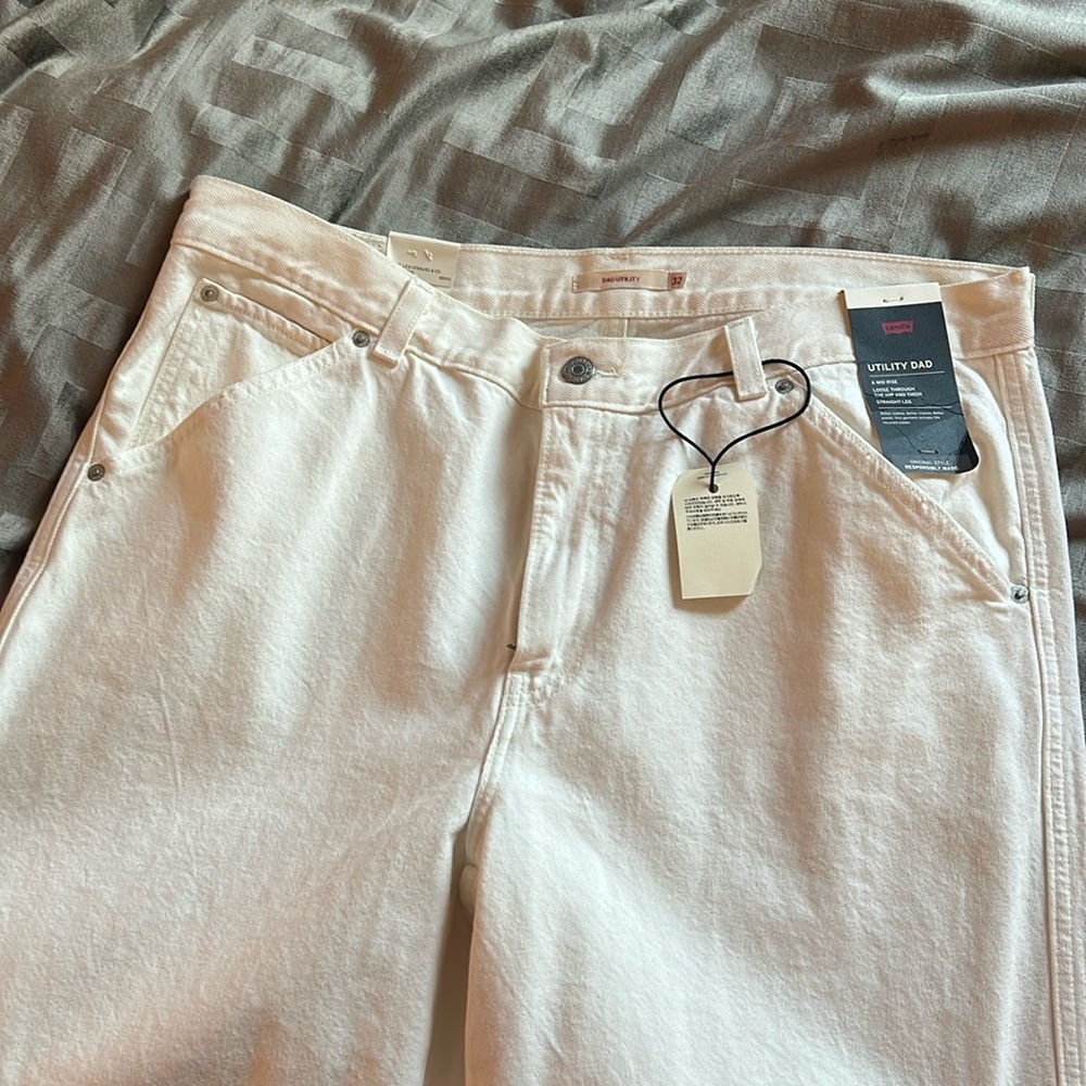 Levi utility dad jeans!